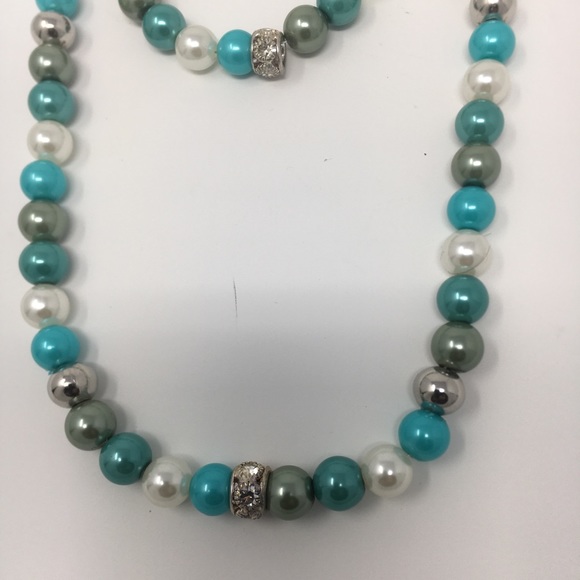 Jewelry Glass Pearl Round Mix Green - Picture 3 of 14